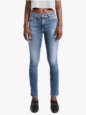 AG The Meri High Rise Straight Jeans